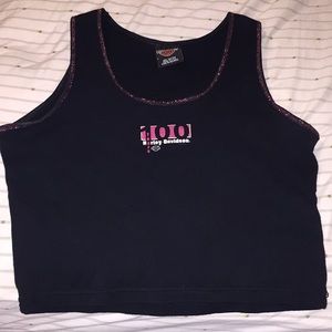Harley Davidson 100th anniversary crop top